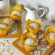 Muffin limone e mandorle di Cecilia