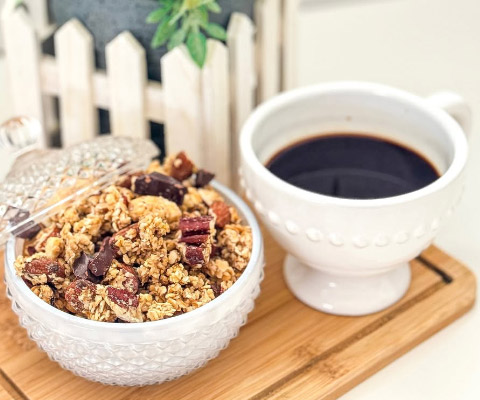 Granola a basso contenuto di zuccheri di Cecilia